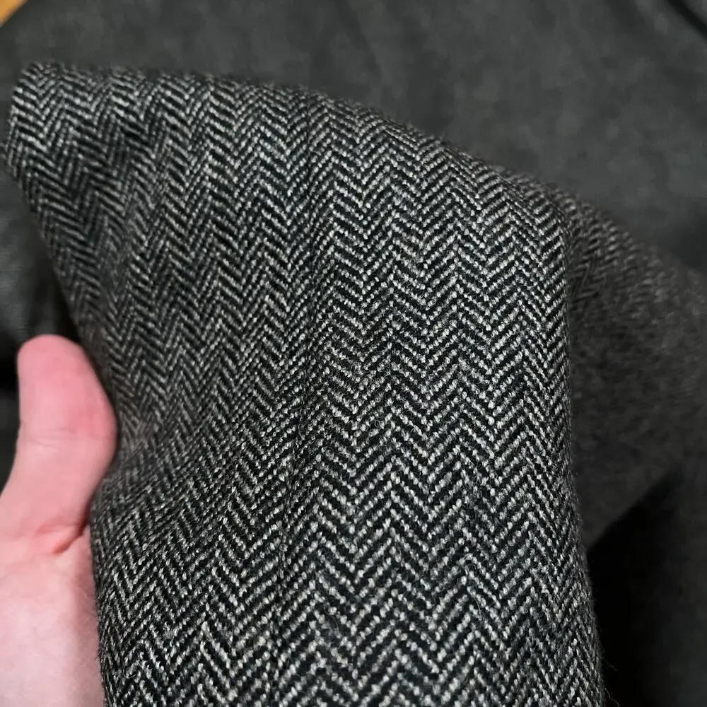 Polo University Club Ralph Lauren Herringbone Wool Tweed Sport Coat Blazer 42”